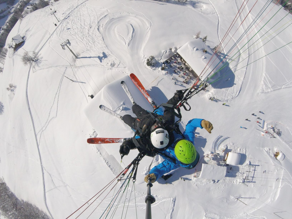 Tandem Paragliding Flight – Val Thorens