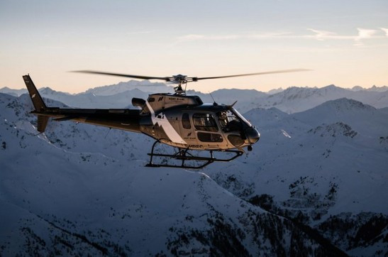 Mont Blanc Hélicoptère
