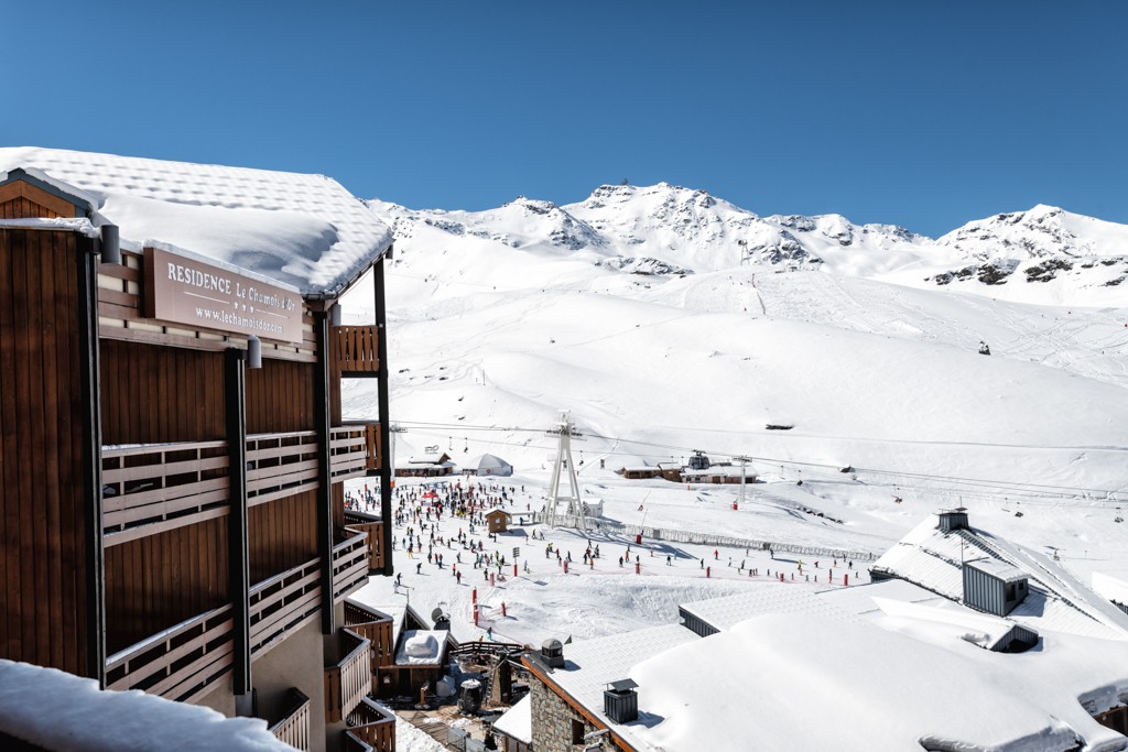 Vue piste - ©Résidence Chamois D'Or