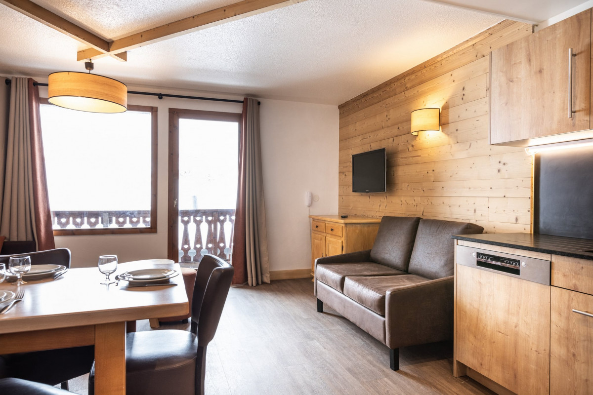 Appartement 4/6 personnes 58m² - © @Val Chavière Appartement 4/6 personnes 58m²