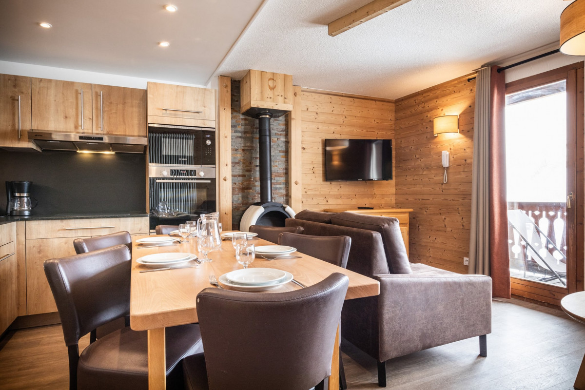 Appartement 6/8 personnes 60m² ( 4 pièces) - © @Val Chavière Appartement 6/8 personnes 60m² ( 4 pièces)