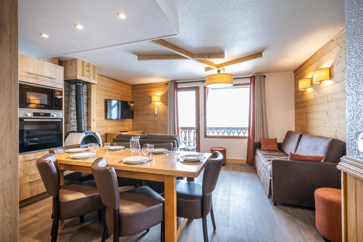 Appartement 6 personnes 60m² (4 pièces ) - © @Val Chavière Appartement 6 personnes 60m² (4 pièces )