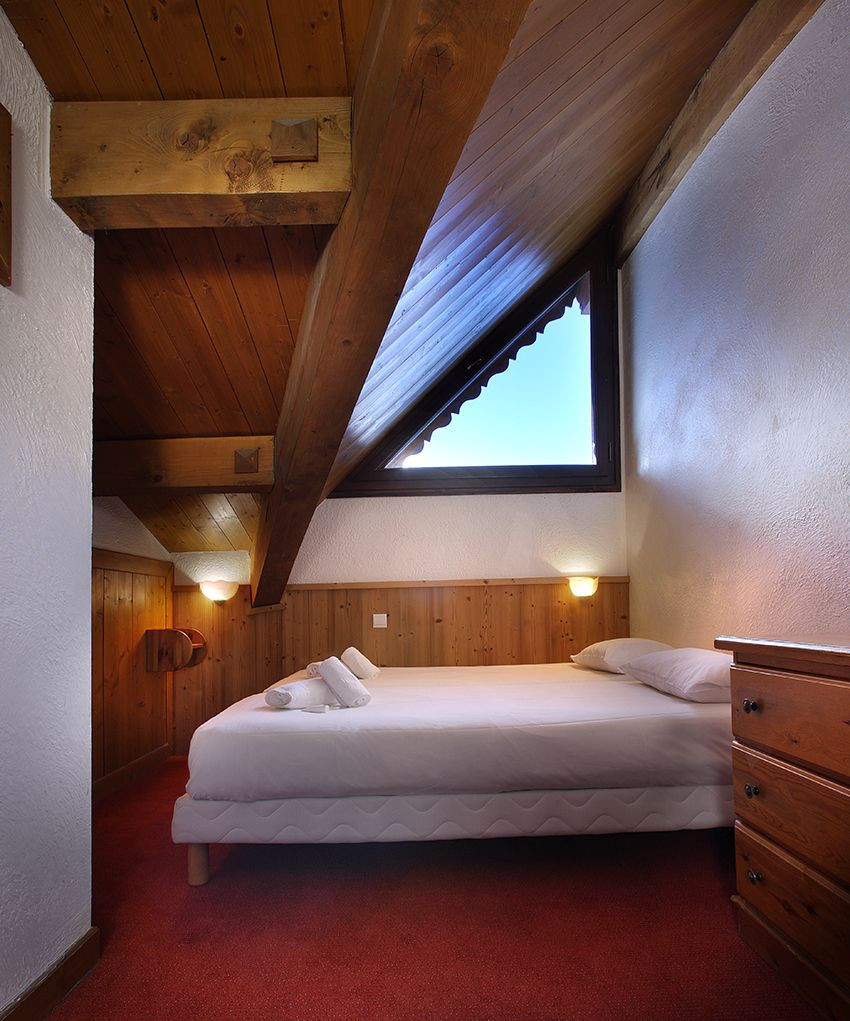 Chambre Double - ©Résidence Chalet des Neiges Plein Sud Chambre Double - ©Résidence Chalet des Neiges Plein Sud