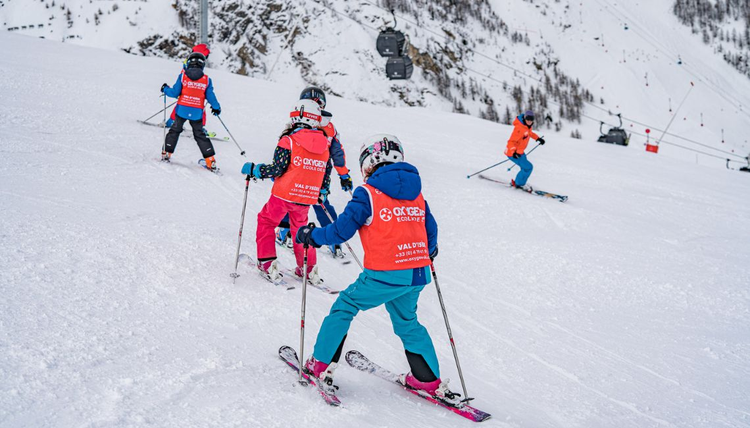  	Cours de ski enfant - Oxygène