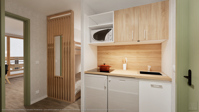 studio-4-personnes-avec-balcon-dimanche - © @Tourotel studio-4-personnes-avec-balcon-dimanche