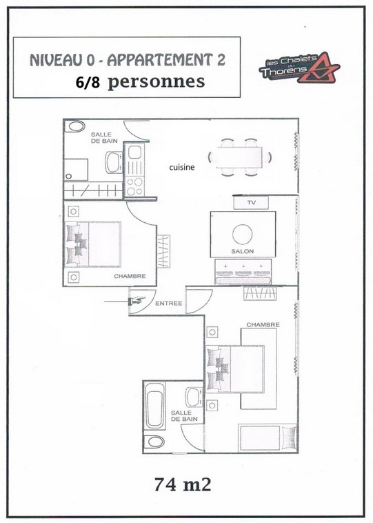Appartement 2 - ©Résidence Chalets du Thorens